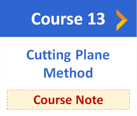 Cutting Plane Method course note 13 optimizationcity Reza Mohammad Hasany