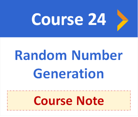 Random Number Generation course note 24 optimizationcity Reza Mohammad Hasany