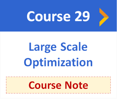 Large Scale Optimization course note 29 optimizationcity Reza Mohammad Hasany