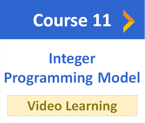 integer programming model video learning optimization city Reza Mohammad Hasany