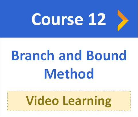 branch and bound method video learning optimization city Reza Mohammad Hasany